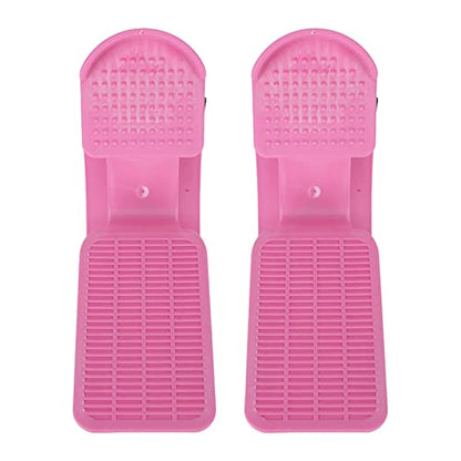 Calf Stretcher Foot Rocker – 2-Piece Slant Board for Achilles Tendon & Calf Stretching, Plantar Fasciitis Relief, Angle Tilting Platform ()
