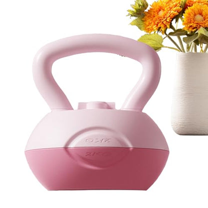 Kettle Bell - Grip Strength Adjustable Weight Tool, Soft Kettlebell | Coated Training Equipment, Ergonomic Handle, Compact Fitness Gear | Home Workouts Muscle Building Conditioning Men Women - color: 4kg