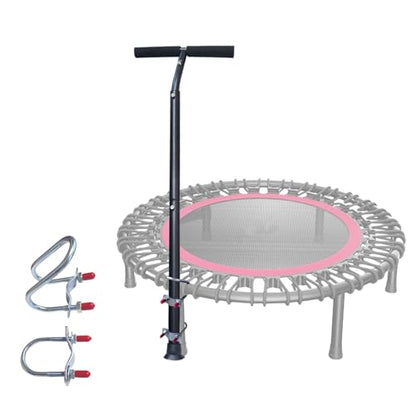 Trampoline Handle Bar Rebounder Handle Bar for Most Brands Mini Fitness Trampolines Fits Foot Tubes up to 0.98IN~1.26IN Diameter (Trampoline not Included) Non-Slip Comfortable Handles