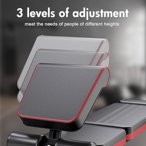 2026 Weight Bench, 770LBS Adjustable Workout Bench Foldable for Home Gym, Leg Extension and Extended Backrest for Bench Press Full Body Strength Training Exercise