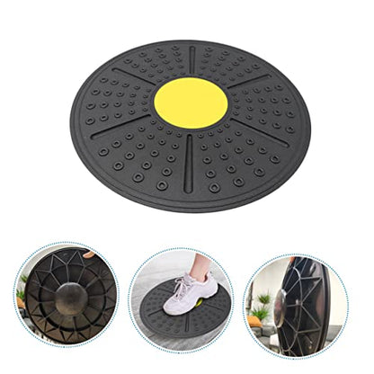 KOMBIUDA Non-slip Balance Exercise Board with Rotation and Massage Surface Fitness Balance Tool for Core Stability and Coordination Training at Home