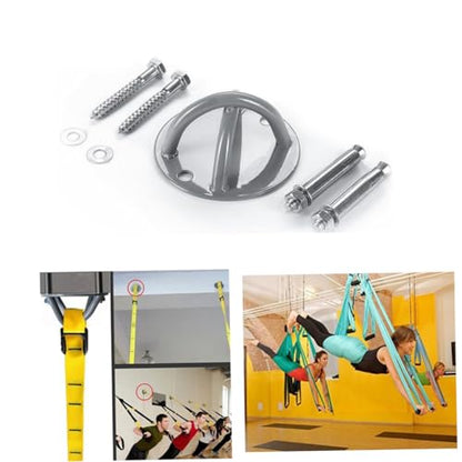 LIOOBO Indoor/Outdoor for Boys and Girls Mounting Bracket Wall Anchor Bracket for Resistance Trainers Stretching Rope