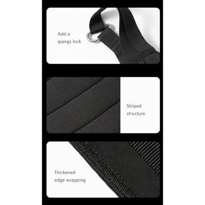Adjustable Abdominal Suspension Strap for Hanging Knee Raises Fitness Hanging Belt with Thick Padding for Pull Up