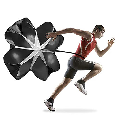Resistance Parachute Sprint Parachutes, Running Parachute Resistance Trainer with Adjustable Strap, for Improving Speed/Stamina/Strength