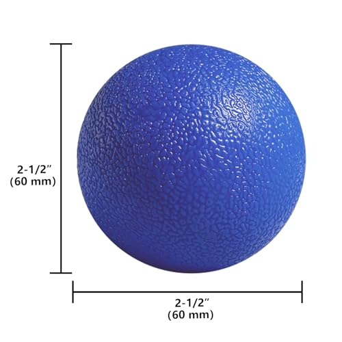 GOGO Massage Lacrosse Ball for Physical Therapy, Myofascial Release, Yoga Deep Tissue, Trigger Point, Muscle Soreness (Royal Blue) - color: Royal Blue