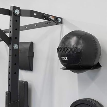 Medicine Ball Rack Exercise Ball Holder Wall Mount, Medicine Ball Storage, 8.8 Inch Inside Diameter Exercise Ball Storage for Gym Exercise Sports Garage Home Commercial Accessory (3pcs)