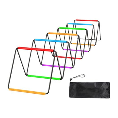 Agility Ladder, Football Ladder, Foldable Jumping Hurdles, Agility Training Equipment for Foot Exercises - size: 12 Grids