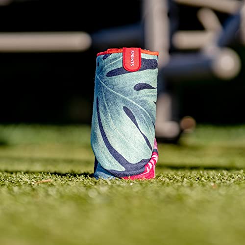 Sprints Athletic Running Towel, Full-Sized, Car Seat Cover - Moisture Wicking (Flamingos) - color: Flamingos