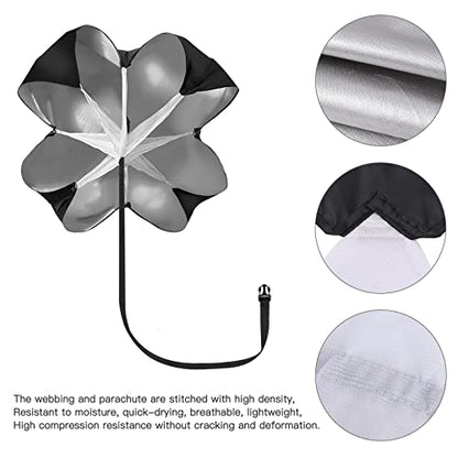 KUYOU Running Speed Training Speed Chute Resistance Parachute for Speed and Acceleration Training Fitness Explosive Power Training 56-Inch