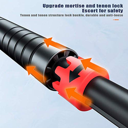 Pull Up Bar for Doorway, Chin Up Bar No Screw Installation Adjustable Dip Bars with Anti-Slip Mat & Locking Mechanism Heavy Duty Home Exercise Fitness Workout Strength Training