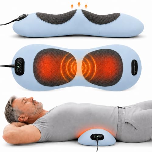 Original Therava 3-in-1 Back Massager with Traction Lift, Heat, & Vibration Massage | Lower and Upper Back Relief and Muscle Relaxation
