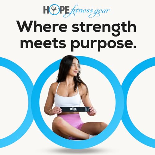 Hope Fitness Gear Booty Band. Thick Fabric Resistance Band (Small, Black) for Glutes, Legs & Hip Workouts, Squats, Strength Training, Muscle Toning, Home Workouts, Gym, Travel & Full-Body Fitness