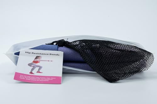 – Premium Booty Resistance Bands Set for Women | Non-Slip Fabric Exercise Bands | Home Gym, Glutes, Legs & Hip Workouts | Includes Carry Bag