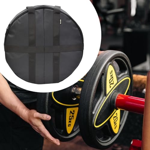 kowaku Weight Plate Holding Backpack Barbell Plate Storage Bag with Adjustable Shoulder Straps for Running Sports Exercise Home Gym, 46cmx16cm - size: 46cmx16cm