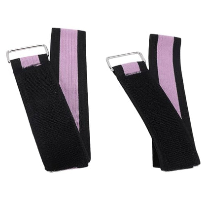 Keenso Booty Bands Polyester Glute Bands 32.6in Non Slip Exercise for Women Portable 2pcs for Pilates Hip Thigh Leg Training Home Gym Workout