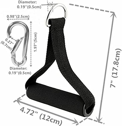 4pcs Premium Exercise Pull Handles, Resistance Bands Handles, Dense Foam Wrap Replacement Fitness Equipment for Pilates, Yoga, Strength Training