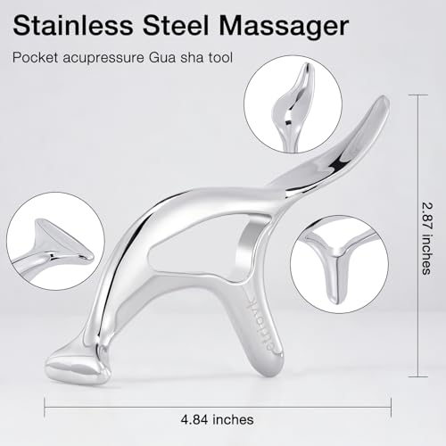 All in 1 Trigger Point Massage Tool TMJ Tension Relif Face Gua Sha