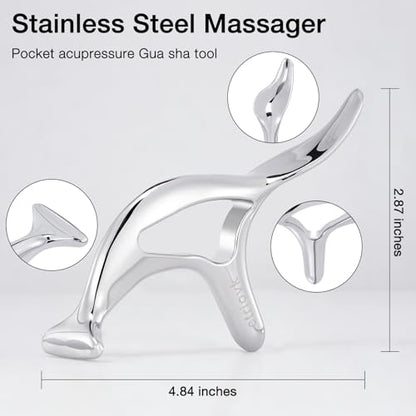 All in 1 Trigger Point Massage Tool TMJ Tension Relif Face Gua Sha