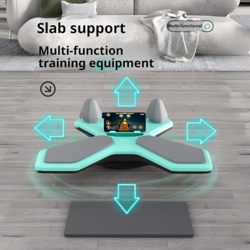 Workout Balance Board with Maze Game Core Trainer with Pleasure Wholesale 360° Tilt & Twist Plank Board with Multi-Functional Handles Phone Holder Plus Elbow Pad