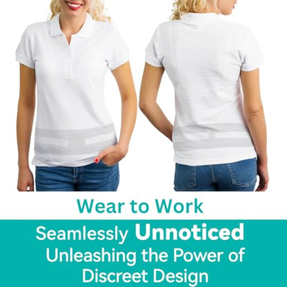 Lightweight Back Brace for Lower Back Pain Under Clothes - Relief from Sciatica, Hip and Spine Pain - Breathable & Adjustable Lumbar Support Belt for Home, Work and Exercise - Suitable for Women&Men - size: Medium