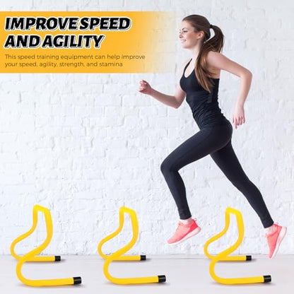 20 Pcs 9" Speed Training Agility Hurdles for Athletes Training Hurdles Reliable Training Hurdle Plyometric and All Purpose Hurdles Training Equipment for Soccer Basketball Football