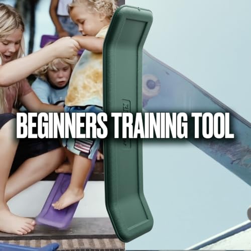 Kickflipper Balance Board, a fun, lightweight trainer that builds balance and confidence - color: Maple