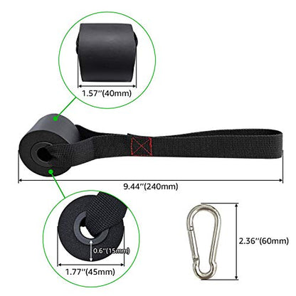 TheFitLife Exercise and Resistance Bands Accessories - Attachment for Workout Bands, Pull Up Bands, Cable Machines, Strength Training Excersize Equipment - style: Door Anchor