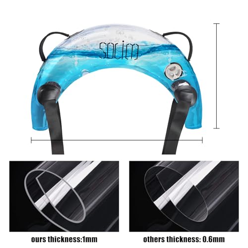 Water Weights Aqua Bag, Workout Sandbag Alternative Strength Training Sand Bag Portable Stability Fitness Equipment – Ultimate Core and Balance Training for Home Gym