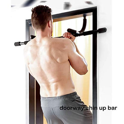 Doorway Chin Up Bar, Home Gym Portable Horizontal Bar No Screws, Strength Training, Load 150kg