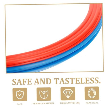 Yardwe 6pcs Soccer Agility Rings Durable Training Equipment for Speed and Footwork for Soccer Football Basketball Agility Drills