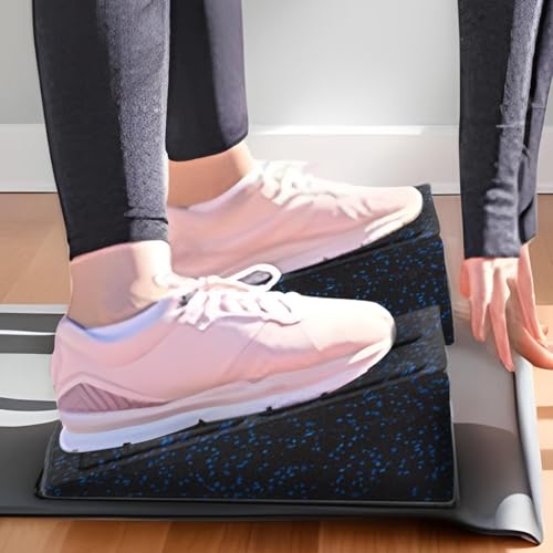 Calf Raise Block | Anti-Slip Foam Wedge Calf Stretcher - Incline Board for Squat | for Yoga Pilates Home Gym Recover Training Mobility