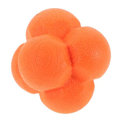 Luxshiny Hexagonal Reaction Bounce Ball for Hand-Eye Coordination Training Agility Reflex Trainer for Baseball Basketball Soccer Challenging Six-Sided Design Enhances Quickness