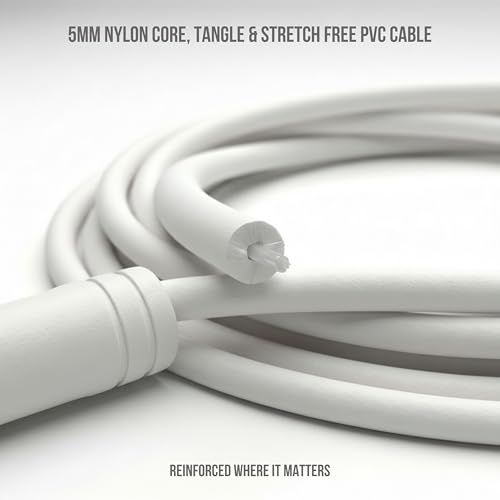 Elevate Rope Pro-Grade Speed Rope - color: White Purity