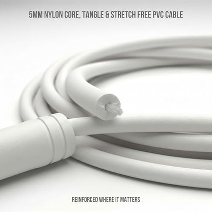 Elevate Rope Pro-Grade Speed Rope - color: White Purity