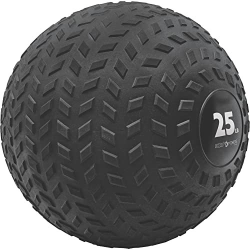 Champion Sports Rhino Fitness Slam Ball – Sand-Filled, Bounce-Resistant Ball for Strength & Conditioning, 6–50 lb - style: 25 Pound