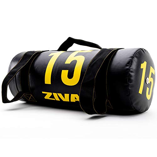 ZIVA Power Sandbag – Pre-Weighted Training Bag with Multiple Handles for Full-Body Strength & Conditioning – Heavy-Duty, No-Fill Needed (10–50 lb)