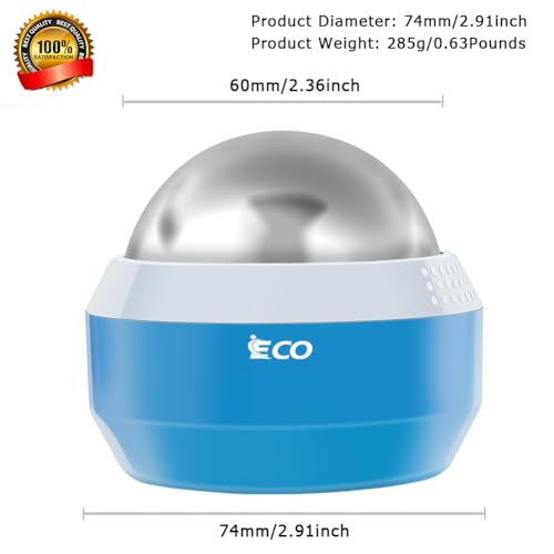 Cold Massage Roller Ball - Ice Roller Ball for Muscles Deep Tissue, Cold & Heat Therapy, Plantar Fasciitis Roller