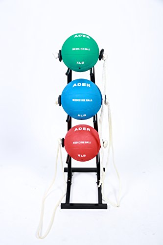 Ader Power Rope Medicine Ball - size: Rack for 3 balls