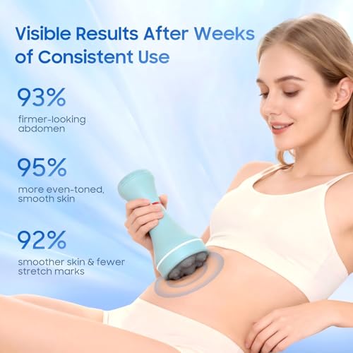 Deep Tissue Massage Gun for Women – 5 Massage Heads, Vibration Therapy for Muscle Recovery & Pain Relief, Cellulite Massager for Legs, Thighs, Abdomen, Neck & Shoulders,