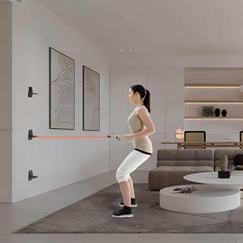 Resistance Band Wall Anchor, Squats Workout Equipment, 3PCS Resistance Band Anchor Mount System, Arm Workout at Home Fitness Equipment, Home Gym Wall Anchor for Strength Training, Physical Therapy