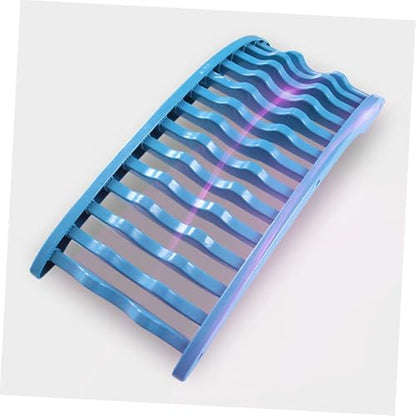 Didiseaon Back Massager Spine for Lumbar Support Sky-Blue Relax for Spine Pain Relief Durable Material for Back Straightening and Stretching
