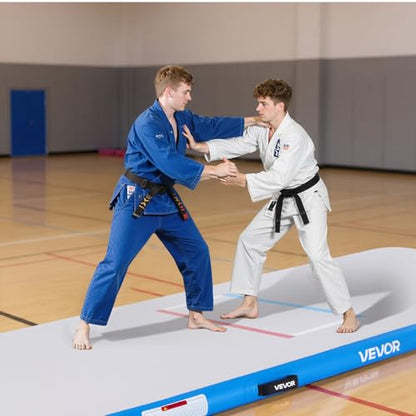 VEVOR Wrestling Mat, Martial Arts Thick Mat for Home Gym Exercise, PVC or Inflatable Training Mats with Circles,for Gymnastics, Tatami, Jiu Jitsu BJJ MMA Judo, Black