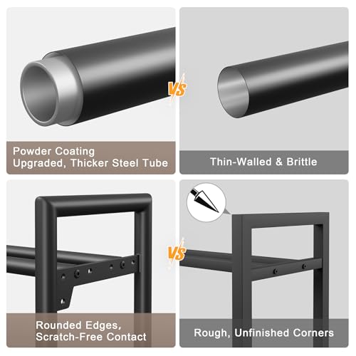 Dumbbell Rack Stand Only, 400LBS Capacity Weight Rack for Home Gym Storage, Adjustable Weight Storage Racks, Heavy-Duty Kettlebell Rack