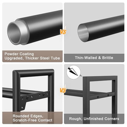 Dumbbell Rack Stand Only, 400LBS Capacity Weight Rack for Home Gym Storage, Adjustable Weight Storage Racks, Heavy-Duty Kettlebell Rack