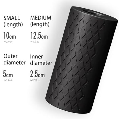 Rubber Barbell Grip, Thick Dumbbell Grip Arm Strength Tool, Barbell Clutch Suitable For Row/Puller/Kettlebell, Gym Biceps Arm Muscle Trainer
