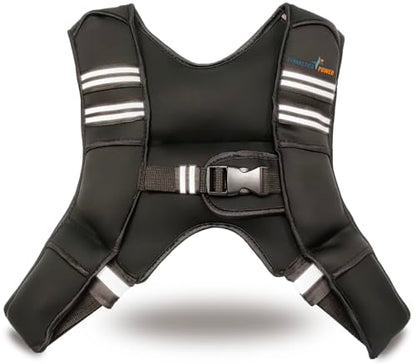 Weighted Vest for Men and Women 6Lb/8Lb/10Lb/12Lb/15Lb/20Lbs Adjustable Workout Vest for Strength Training, Running, Cardio, Rucking, Fitness & Cross Training