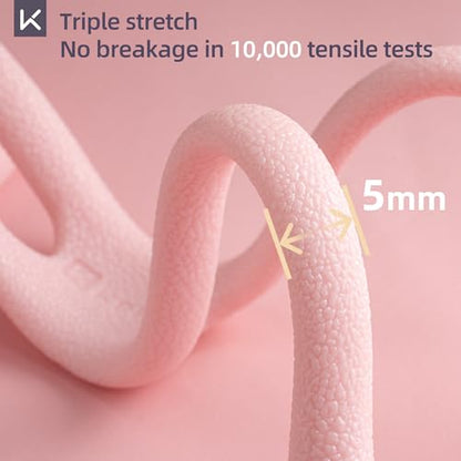 Keep Figure-8 Resistance Band - High Elasticity Exercise Band for Arm Toning, Shoulder & Core Stretching - Anti-Slip Grip Portable Fitness Equipment for Home Workout