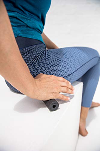 BLACKROLL - Micro Foam Roller, Small Deep Tissue Massage Tool for Feet, Hands, and Arms, Use for Travel, Exercise and Muscle Recovery and Plantar Fasciitis Relief, 6cm (2.3") x 3cm (1.2") - color: Azure