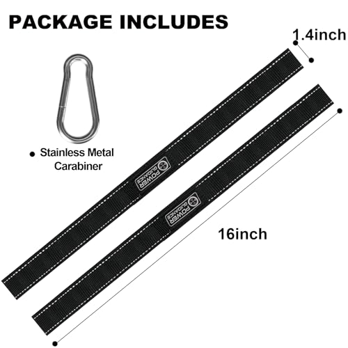 POWER GUIDANCE Battle Rope Anchor Strap Kit, Fit 1.5“/2" Battle Rope for Home Gym & Outdoor Workout