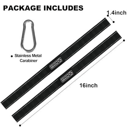 POWER GUIDANCE Battle Rope Anchor Strap Kit, Fit 1.5“/2" Battle Rope for Home Gym & Outdoor Workout